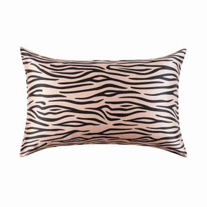 New Printed zebra silk pillowcase