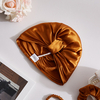 Big Sale 100% Mulberry Silk Elastic Bonnet with knot