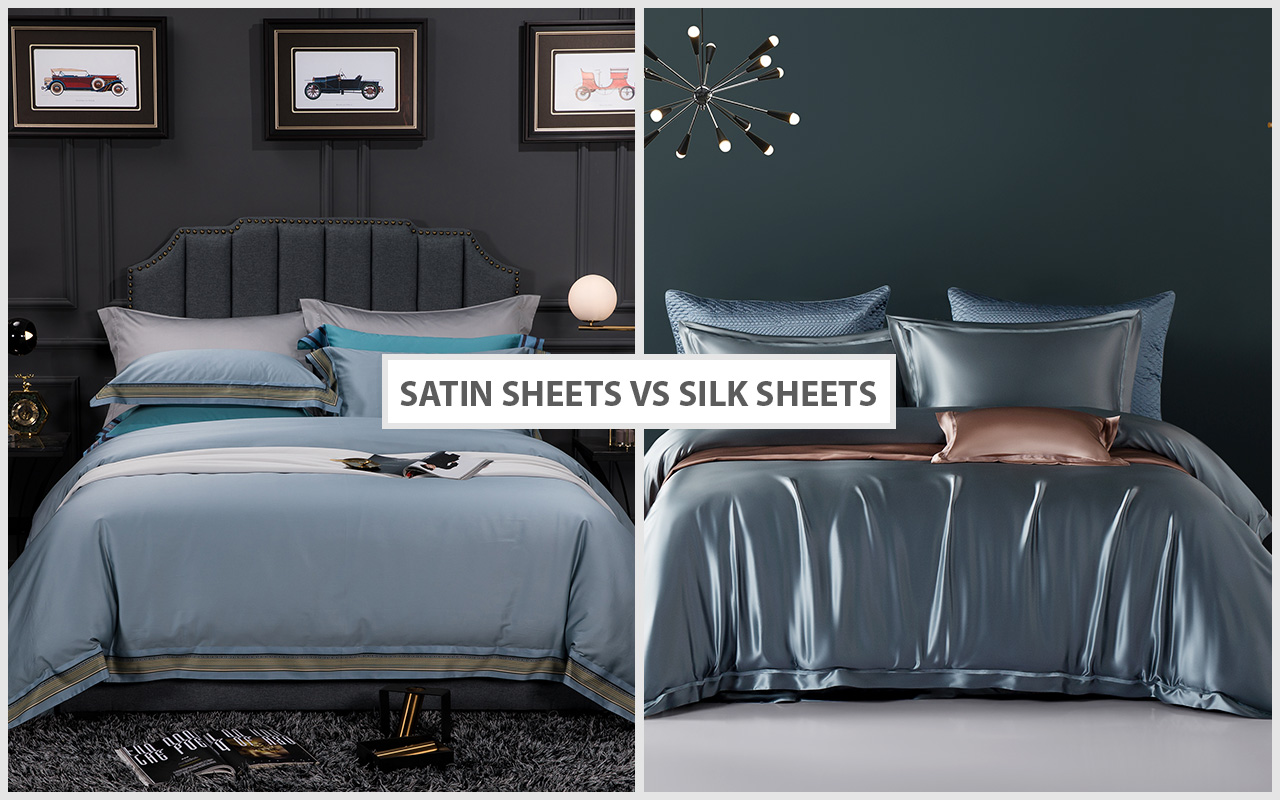 Satin vs. Silk Sheet Sets: What's the Difference?