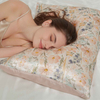 New Printed daisy silk pillowcase