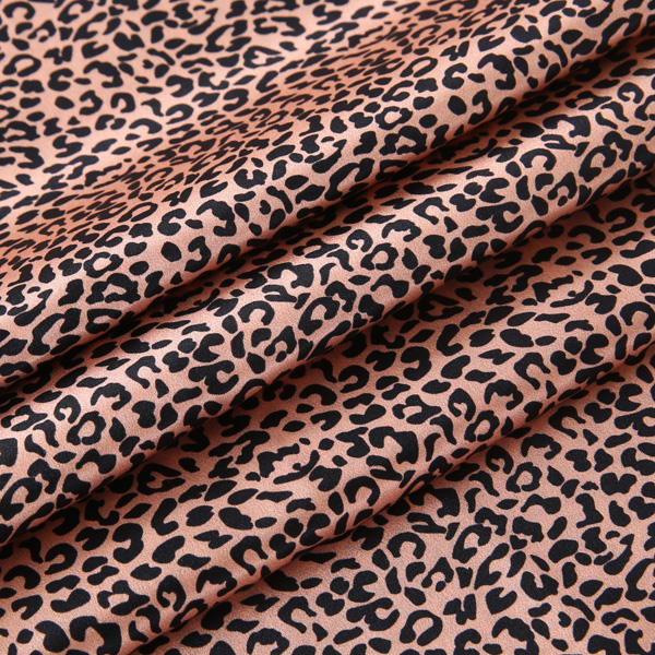 Leopard Print Silk Pillowcase with Envelope Closure / Hidden Zipper
