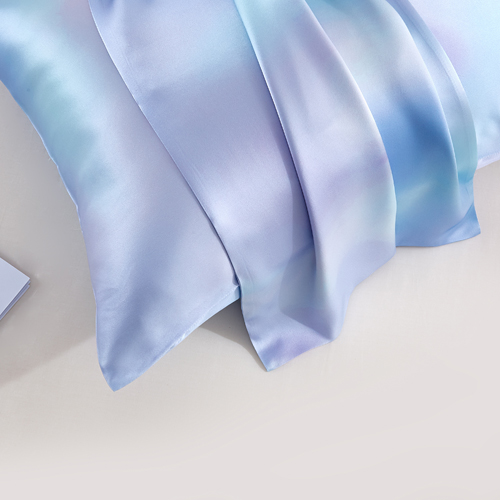 Wholesale Tie-dye Printed 100% Mulberry Silk Pillowcase