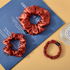 Wholesale Bulk Price 19/22/25mm Mulberry Silk Large Scrunchies for Girls