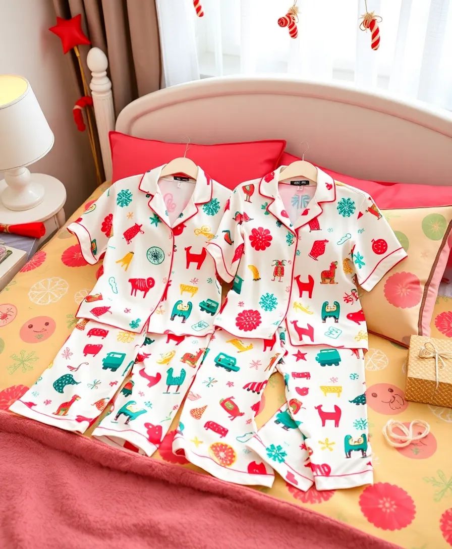 silk christmas pajamas13