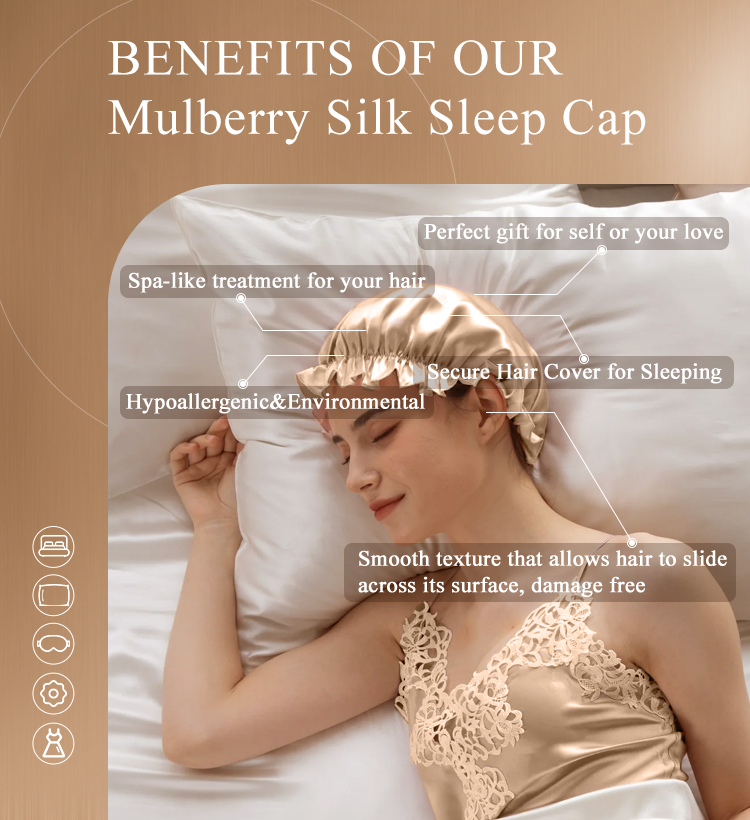 silk sleep cap