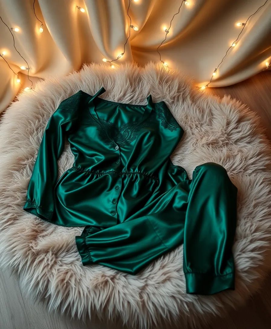 silk christmas pajamas6