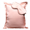 Portable Silk Travel Pillow and Silk Eye Mask Set for Travel