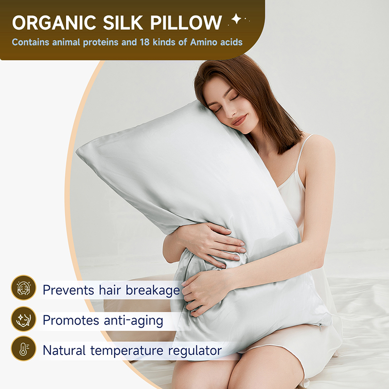 Silver silk pillowcase (5)