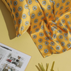 19 Envelope/ Zipper Printed Silk Pillowcase Wholesale Yellow Daisy