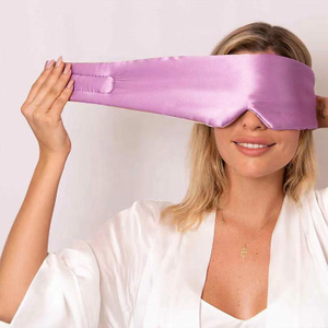 Luxurious Mulberry Silk Sleep Mask – Washable, Lightweight Silk Eye Mask for Deep Sleep