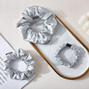 wholesale 100% mulberry silk scrunchies premium silk hair ties