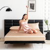 Wholesale Mulberry Silk Fitted Sheets: 19/22 Momme Pure Silk Fitted Bed Sheet, Soft Cooling Deep Pocket Silk Bed Sheet in Twin Full Queen King Size Bulk - Taihu Snow Silk
