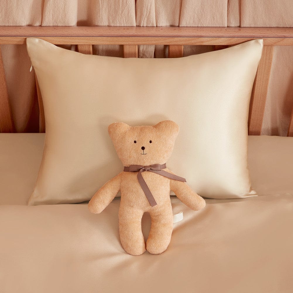 Wholesale Toddler Sheets: Fitted Organic Mulberry Silk Toddler Bed Sheet, Soft Breathable Baby Bedding Bulk - Taihu Snow Silk